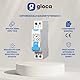 gloca Interruttore Magnetotermico Differenziale 1P+N 25A 30mA 220V 6KA 1 Modulo DIN C25
