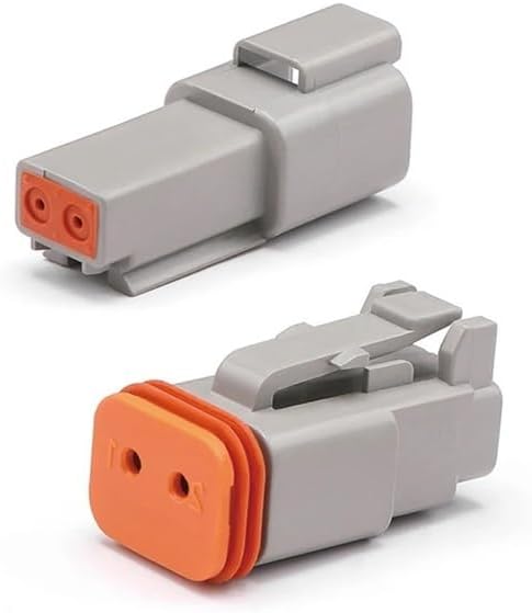 5/10/100 Sets Kit 2P/3P/4P/6P/8P 22-16AWG Waterproof Electrical Wire Connector Plug DT06-2S DT04-2P(12p Whole Set,100Sets)