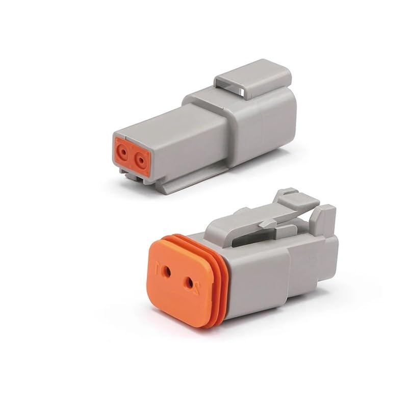 5/10/100 Sets Kit 2P/3P/4P/6P/8P 22-16AWG Waterproof Electrical Wire Connector Plug DT06-2S DT04-2P(6p Whole Set,100Sets)