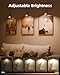 EZVALO Picture Lights for Wall, Rechargeable Battery Magnetic Poster Lights with 3 Color Temps & 12 RGB, Remote Dimmable Timer Light, Wall Decor Light for Art Display (6 Pack with Charging Station)