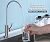 ESOW Kitchen Water Filter Faucet, 100% Lead-Free Drinking Water Faucet Fits Most Reverse Osmosis Units or Water Filtration System in Non-Air Gap, Stainless Steel 304 Body Brushed Nickel Finish