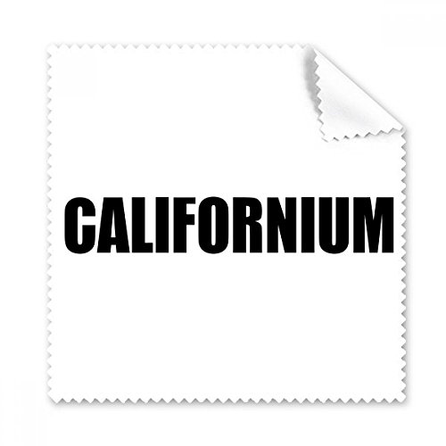 Cadeau chimie chiffon de nettoyage Californium pour passionné