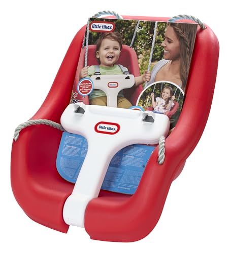 2-in-1 Snug 'n Secure Swing - Red with White Bar, Ages 9 Months to 4 Years - image 3