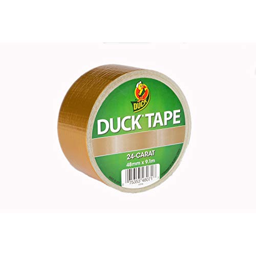 Duck 1.88 in. W x 10 yd. L Gold Solid Duct Tape