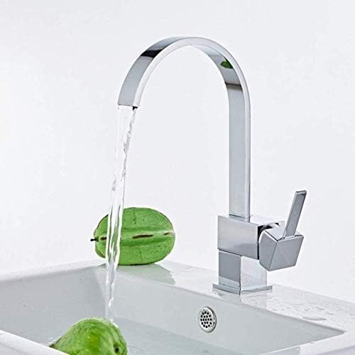 Robinet monotrou en cuivre pur pour eau chaude et froide évier