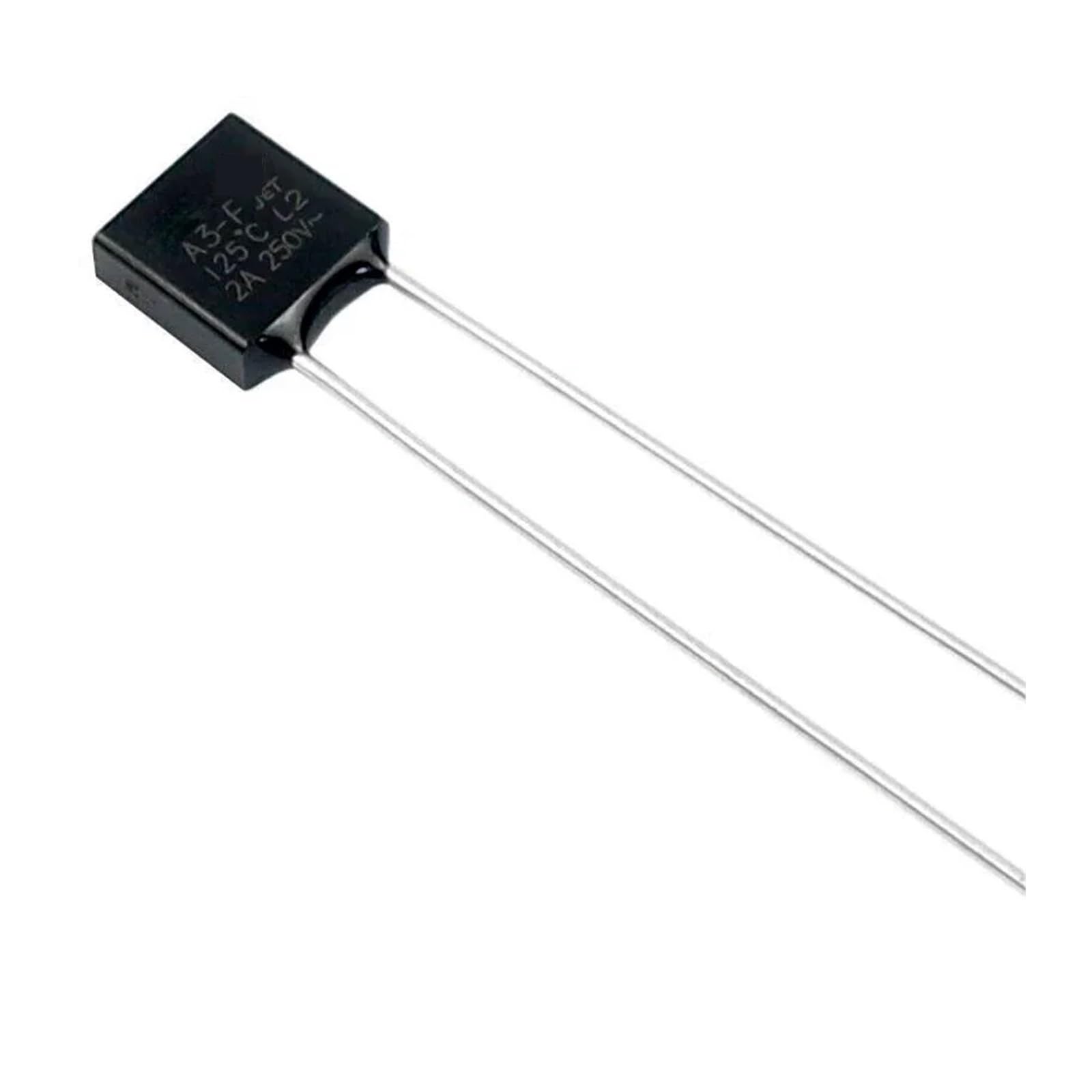 MEIFUUDWPJG 100Pcs A3-F Thermal Fuse Cutoff 125 Degree 250V 2A
