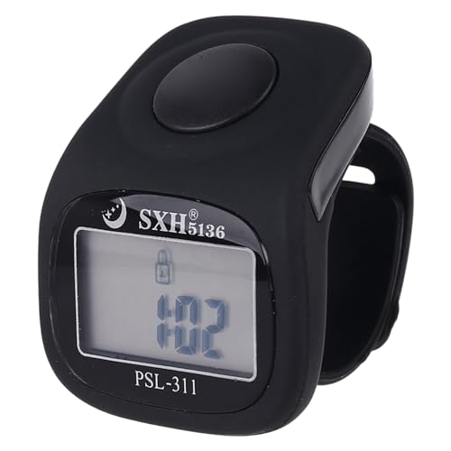 JAGTRADE Counter Finger Counters 6 Digital LED Electronic Finger Counter Mechanical Manual Number Lap Counter Remind