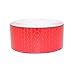 Produktbild Tuqiang® Reflektierende Band Selbstklebende Sicherheit Warnung Conspicuity Nacht Reflektor Streifen Tape Film Aufkleber 2.5cm×3m Rot 1 Stück