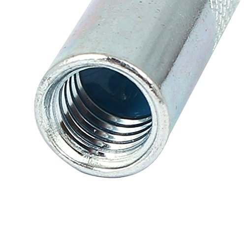 sourcingmap M8 x 30mm Female Threaded Expansion Bolt Sleeve Anchors Tool 10 Pcs, Silver Tone - Image 2