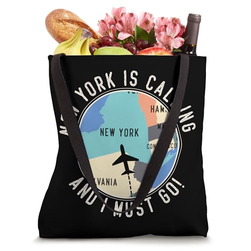 Bolso Tote New York Is Calling And I Must Go miniatura 4
