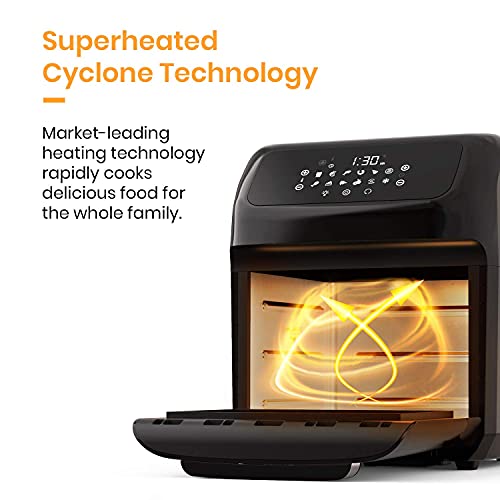 Pro Breeze 12 Quart Air Fryer Oven - Large Air Fryer Toaster Oven with 12 Smart Cooking Modes such as Rotisserie, Food Dehydrator, Bake, Roast, Reheat, Includes 19 Accessories with 3 Rack Levels 6 Pro Breeze 12 Quart Air Fryer Oven - Large Air Fryer Toaster Oven with 12 Smart Cooking Modes such as Rotisserie, Food Dehydrator, Bake, Roast, Reheat, Includes 19 Accessories with 3 Rack Levels - Image 4