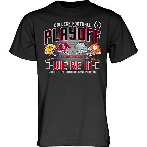 Blue 84 LSU Oklahoma Ohio State Clemson 2019-2020 College Football We're in T-Shirt (M)