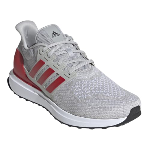 adidas Baby Boys UBounce DNA Sneaker, Grey/Better Scarlet/Black, 7 Infant2