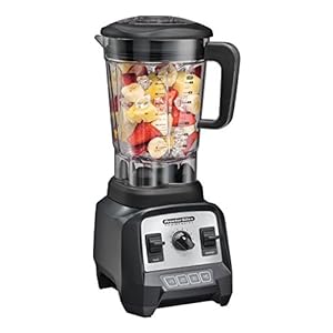 Proctor Silex Commercial 55000 High-Performance Blender, 2.4 Peak hp, Variable Speed Dial, BPA-Free 64 oz./1.8 L Container, 17.32″ Height, 7.6″ Width, 8.69″ Length, Black