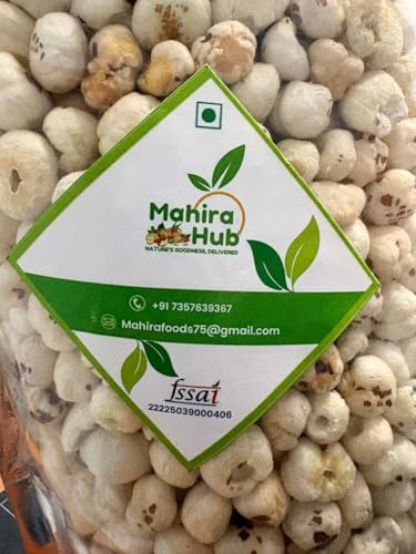 Image of MAHIRA HUB Fox Nuts | Phool Makhana, 250 gm Pack