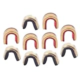 HONMEET 10 Piezas Clips de Cobre para Cuerda de Arco Posicionadores de Cuerda para Arco Compuesto y Recurvo y Fáciles de Instalar Mejoran Precisión