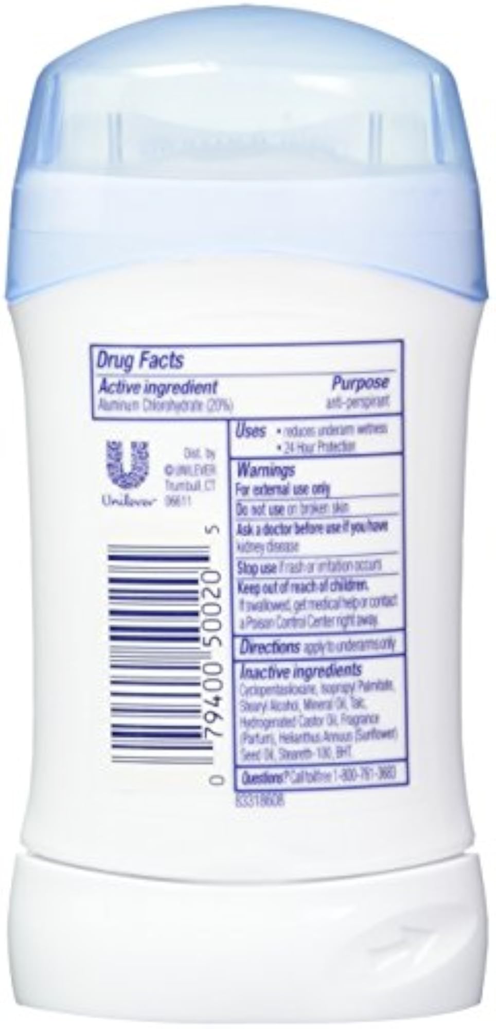 Invisible Solid Powder Deodorant, 1.6 Ounce (3 Pack)