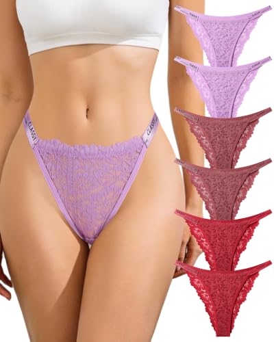 neikuxia Womens Sexy Underwear Cheeky Fashion Bikini Panties Soft Comfortable Seamless Panties Stretch Lace Underwear for Women Dailywear Outfits(M)