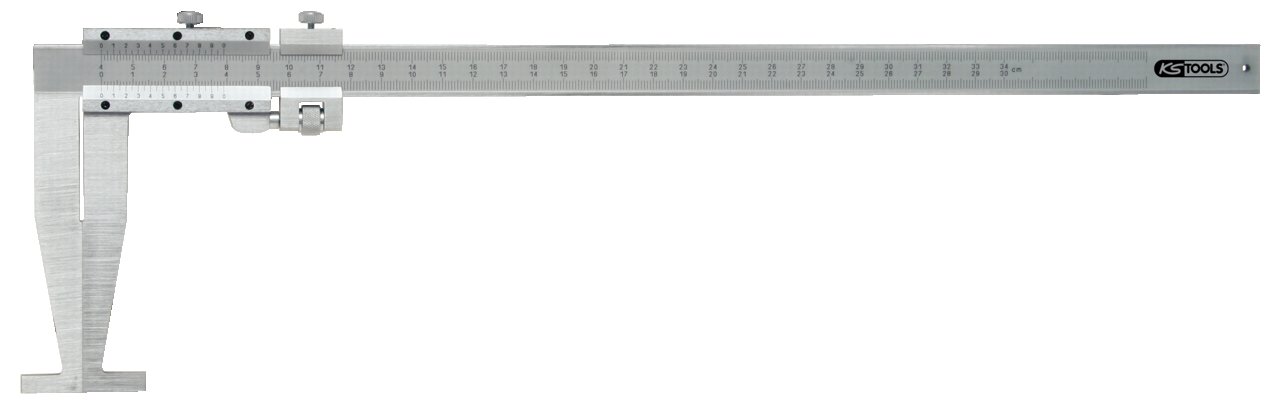 KS Tools 300.0525 Calibro a corsoio p.freni a tamburo di automobili 0-300mm