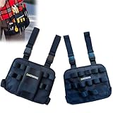 dakewang Tool Holster, Tool Pouch with Belt Clip, Maintenance Tool Bag, Electrician Tool Pouch, Leg Tool Pouch, Belt Tool Pouch, Tool Bag for Legs. (AB)