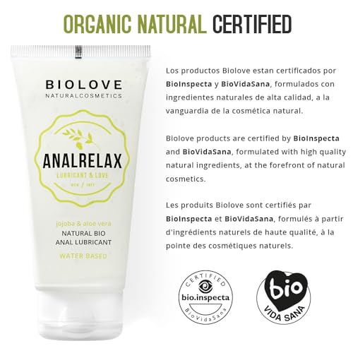 Miniatura 3 de Biolove Anal Relax Gel Lubricante Anal A Base De Agua Con Jojoba, Cannabis Y Aloe Vera 100ml