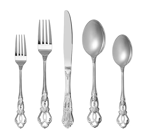 Runfly Gorgeous Retro Royal Flatware Set