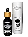 THE ROGUE MEN No. 2 Premium Beard Oil – Organic Frankincense, Rose Absolute & Ylang Ylang – Deep Hydration, Softens & Strengthens Beard – Promotes Healthy Growth & Reduces Itch – 100% Organic – 25ml