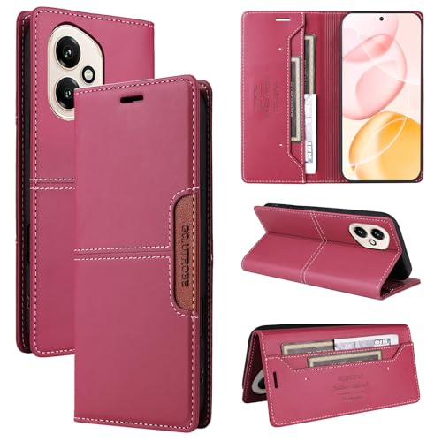 �Ή��@�� for Honor 400 �t���b�v�L�b�N�X�^���h�iPU���U�[�j�}�O�l�b�g�J���J�[�h�X���b�g�t�����z�^�ی�P�[�X Red