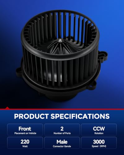 Image of KAX PM9350 AC Blower Motor for Kia Sportage 2005-2010, Hyundai Tucson 2005