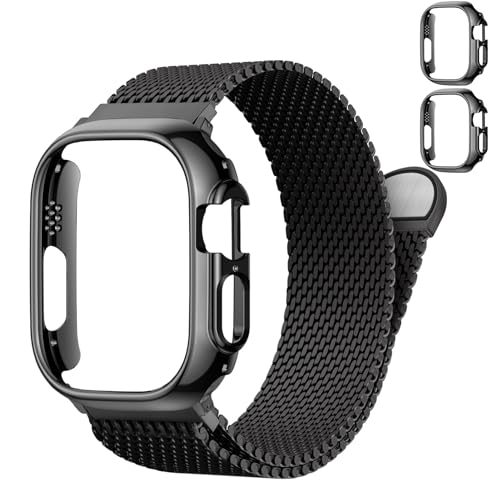 Apple Watch 3 2 1�p�~���l�[�[���[�v�ƃP�[�X �����Y 49mm 44mm 46mm 45mm 42mm 41mm 40mm 38mm ���C�X�e�����X�X�`�[�����b�V�����^���X�g���b�v�u���X���b�g iWatch�V���[�Y11 10 9 8 7 6