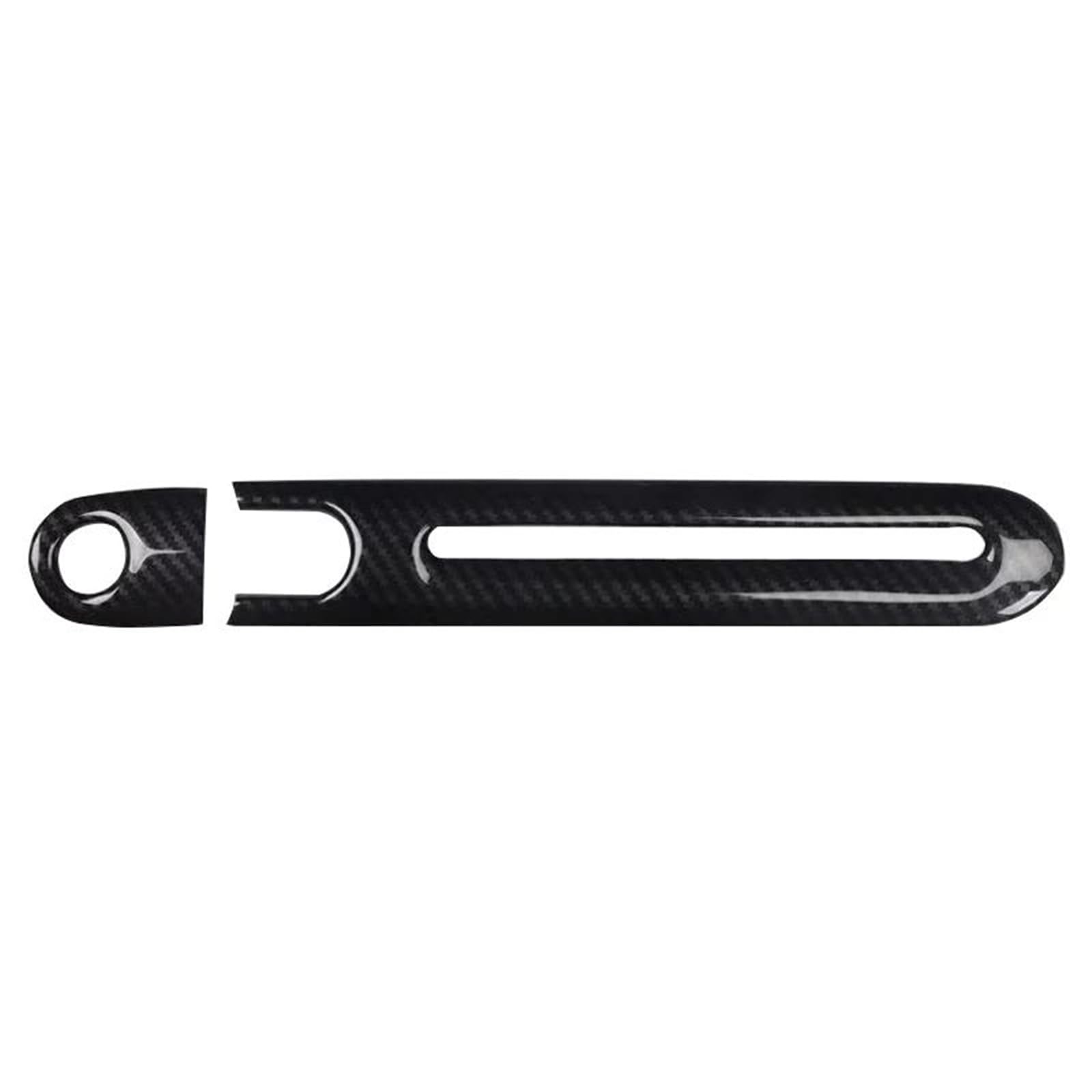 OOPUHKSY for Smart 451 for Fortwo Car Passenger Door Handle Interior Sticker Decorative Accessories (2)