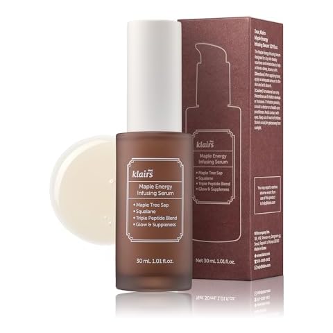 DearKlairs Maple Energy Infusing Serum 30 ml, maple energy, Pore Minimizing, Peptide, Squalane, hydrating and moisturizing serum, Korean skin care, all skin types Cover