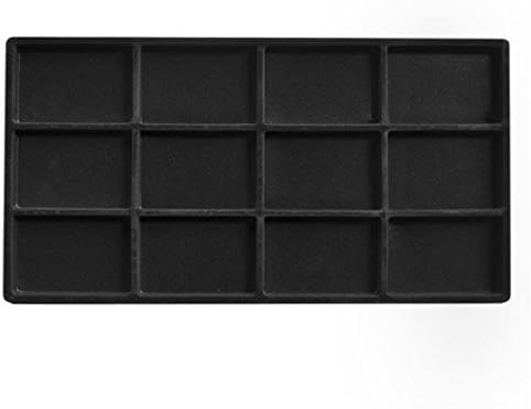 Lot of 12 Jewelry Tray Liner Compartment Inserts (10 Compartment)
