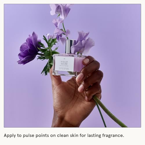 Image of Le Monde Gourmand Violet Sucre Eau de Parfum Spray Perfume for Women, Raspberry Puree, Candied Violet & Sugar Crystals Scent, Vegan & Cruelty Free, 1 fl oz (30 ml)
