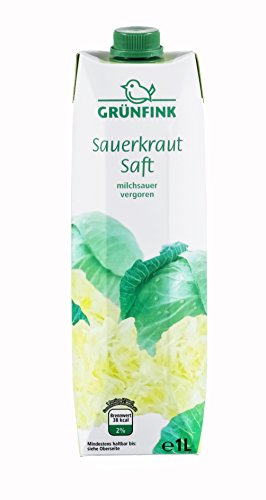 Grünfink Sauerkrautsaft, 8er Pack (8 x 1 l)