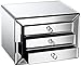 Studio 55D Mirrored Glass 3-Drawer Jewelry Box