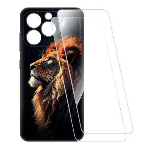 ESACMOT �v�����g�P�[�X + 2�������K���X�t�B���� Oukitel C17 4G 2026 �Ƃ̌݊�������, �Ռ��z���\�t�g�J�o�[ HD�N���A (���C�I��1)