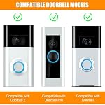Vis de sonnette de porte, T6 T15 Remplacement de tournevis compatible avec la sonnette vidéo 1 2 3 Pro pour le changement de batterie WiFi Mot de passe Réinitialiser l'accès