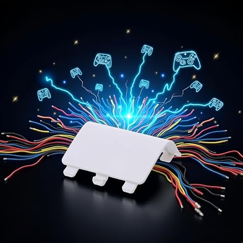 Image of White Battery Back Cover Lid Door Case for Xbox One Controller Accessories