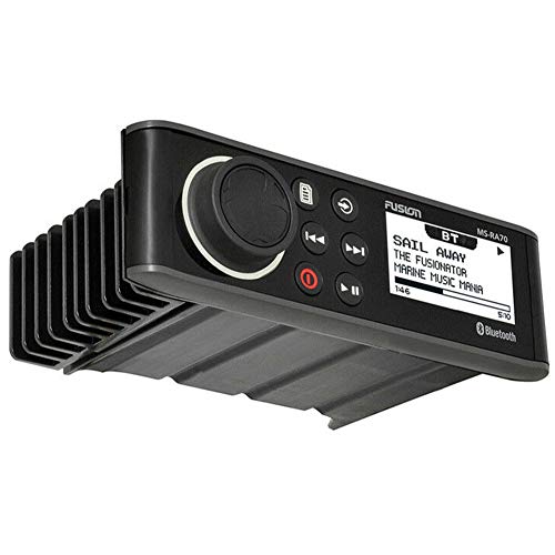 Fusion MS-RA70 Stereo with 4x50W AM/FM/Bluetooth 2-Zone USB Wireless Control for Fusion Link App