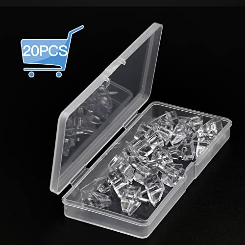 Jamiikury JM20220612 - 001SP 20Pcs Clear Shelf Pegs thumb #1