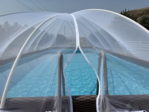 Pool Net Dome para piscinas rectangulares y ovaladas 12'x22'-24' miniatura 3
