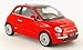 Fiat 500, Rot, 2007, Modellauto, Fertigmodell, Welly 1:24