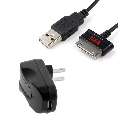 EZOPower Extra Long 10ft / 3M Data Charging Cable with USB AC Charger Power Adapter for Samsung Galaxy Tab 2 P5100 / P5110, Tab 10.1, TAB P7100, GT-P7500, LTE SCH-I905 Tab 8.9 GT-P7310, SGH-I987