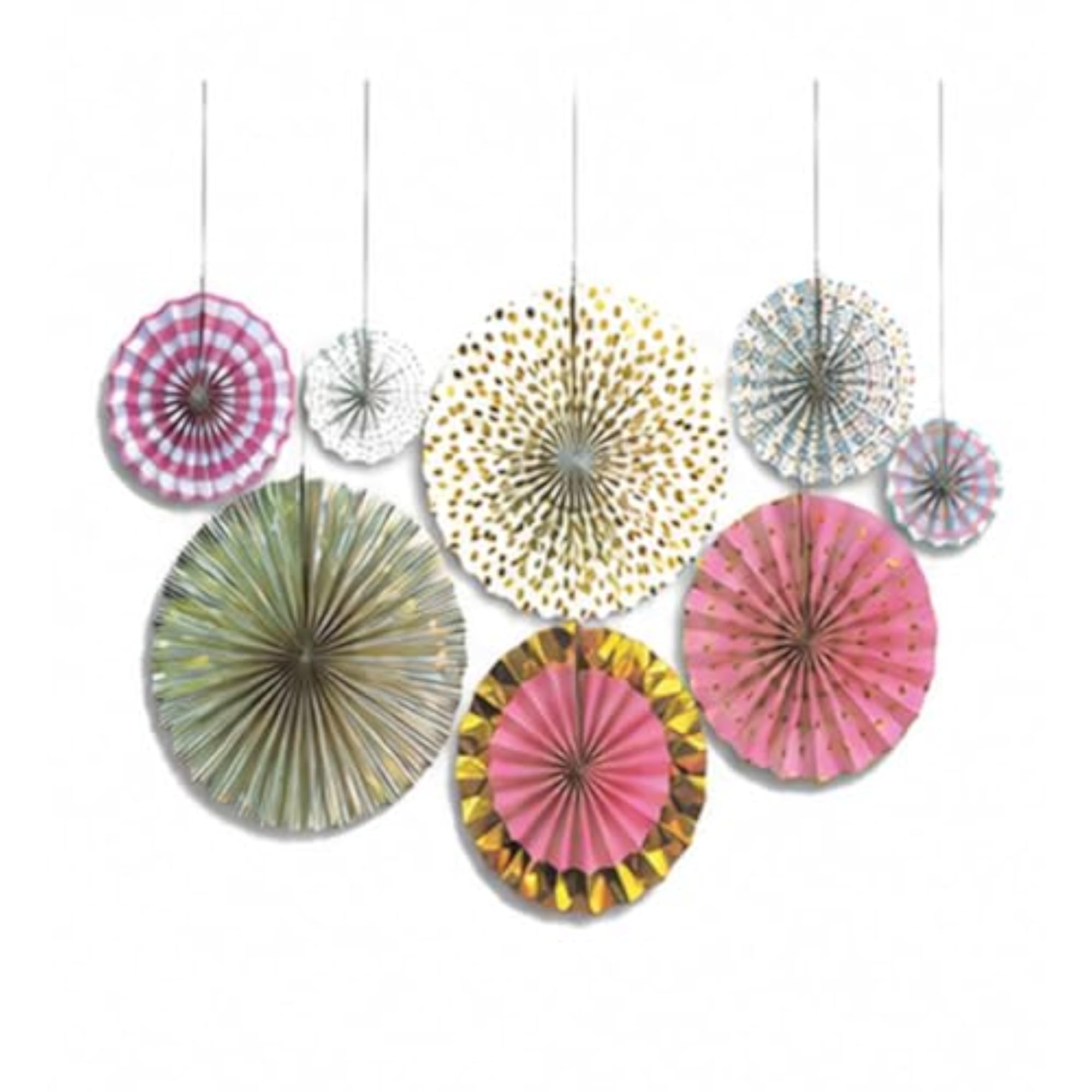 Party Paper Fans for Decoration