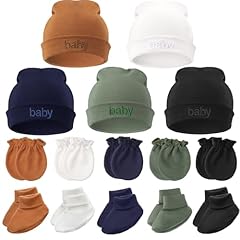 5 Sets H: Hat + Mittens + Socks (0-6 Months)