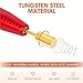 1-3Pcs Gold Flat-Top Cylinder Nail Bits - Sanding, Polishing & Gel Polish Removal Attachments(3pcs)