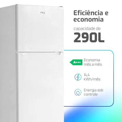 Geladeira Refrigerador HQ Defrost 290 Litros Branco HQ-290RDF 127V