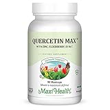 Maxi Health Quercetin Plus - 500mg Quercetin, Zinc, C, D3, and Elderberry - Respiratory Support, 90...