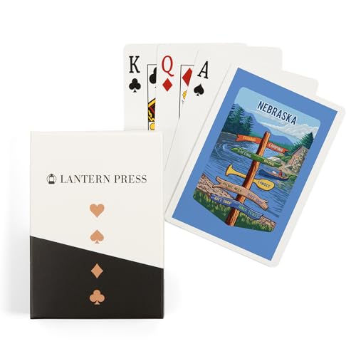 Baraja Nebraska River 52 Cartas Tamaño Poker